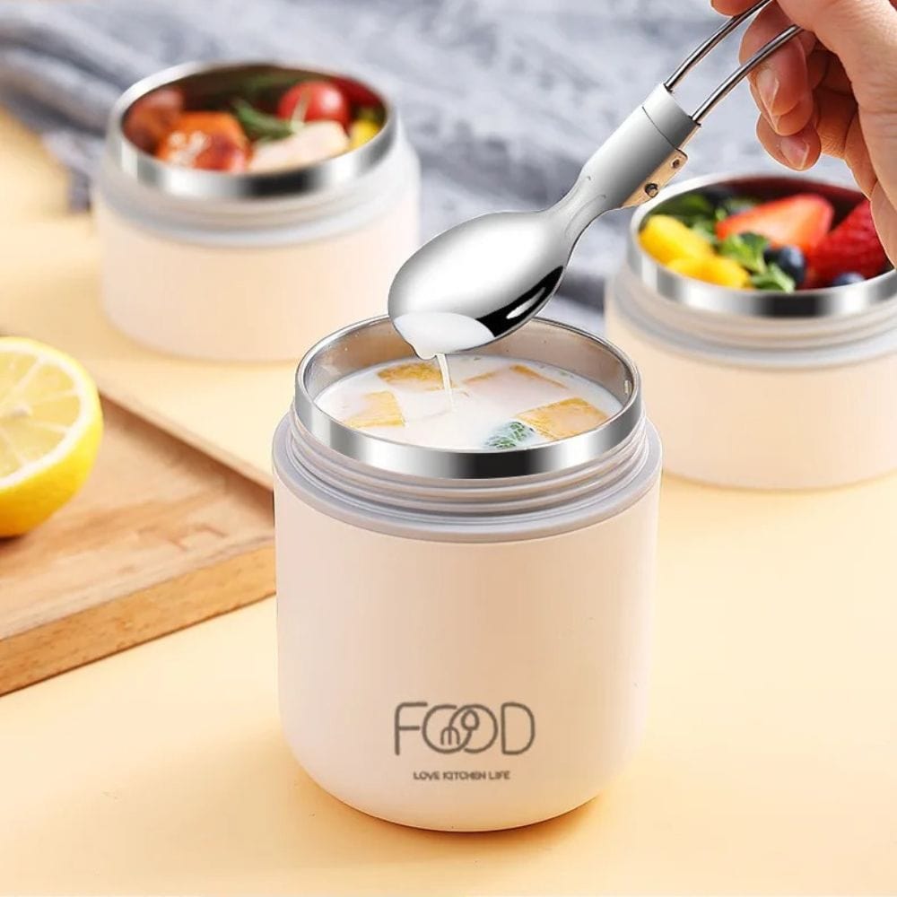 Boîte alimentaire isotherme 450ml repas chaud froid - Lunch box en