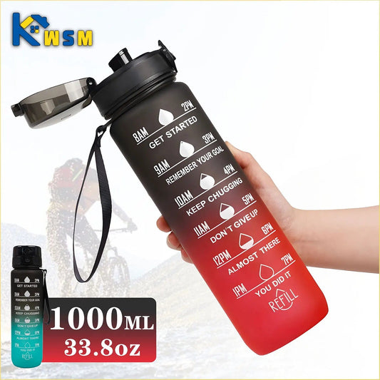 Gourde de Sport en Plastique Sans BPA 900/1000ml