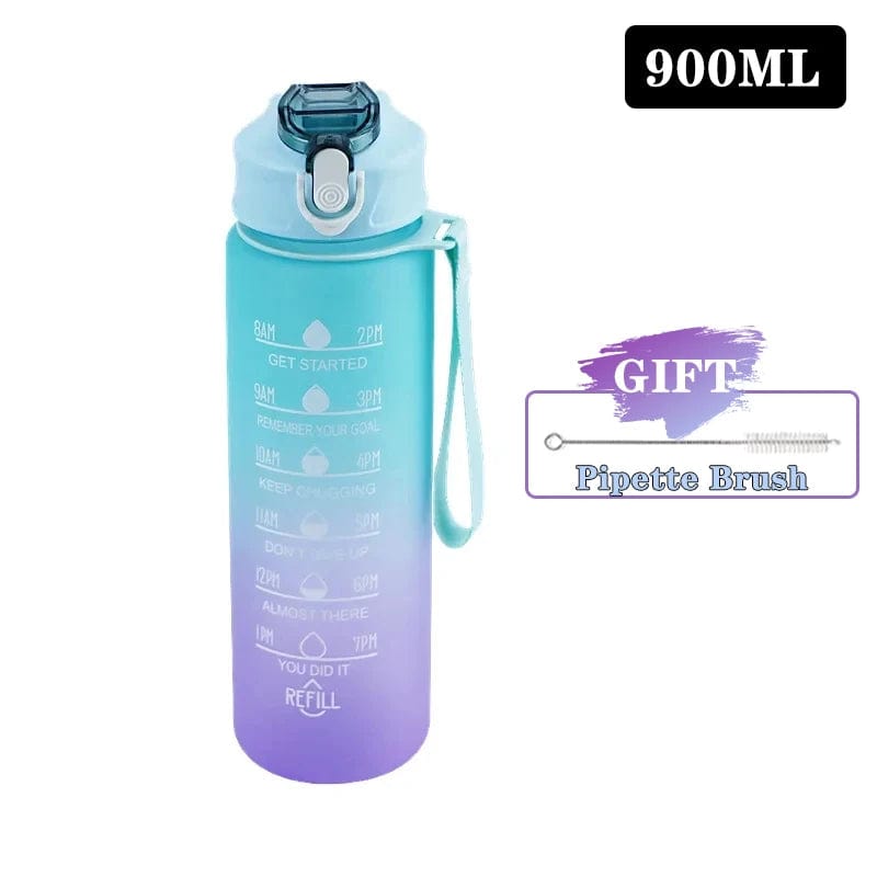 Gourde de Sport en Plastique Sans BPA 900/1000ml Green / 900-1000ml