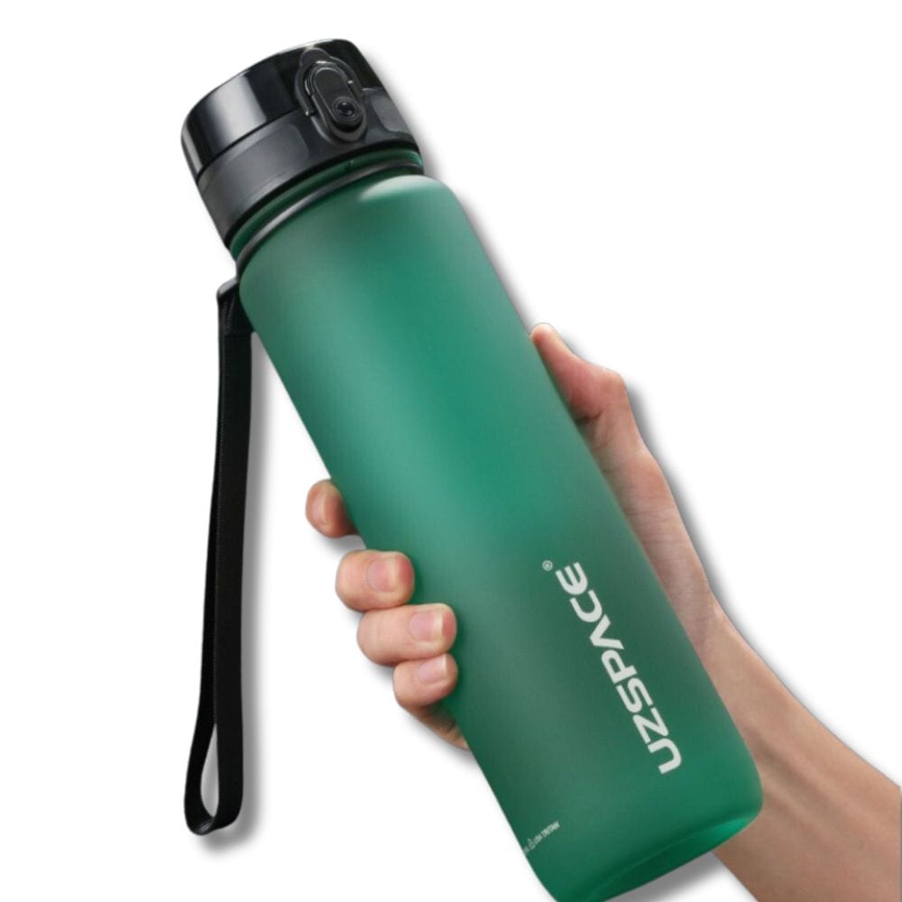 Gourde Sport en Plastique UZSPACE 1000ml Vert