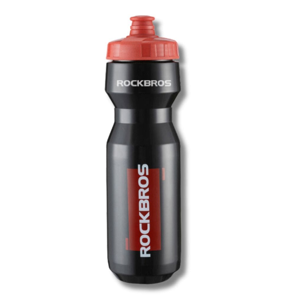 Gourde Sport pour Vélo ROCKBROS 750ml Noir et Rouge Opaque