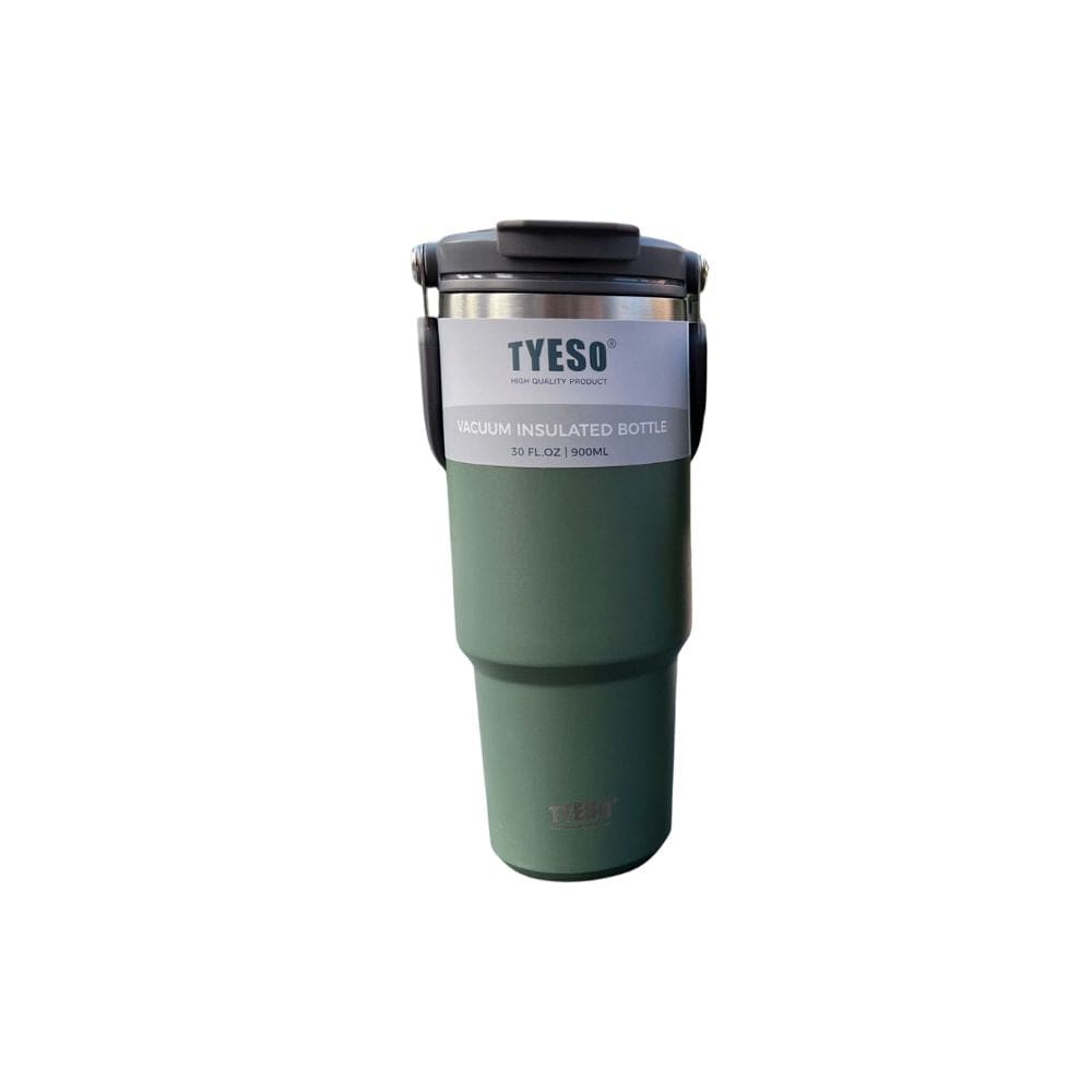 Gourde Tyeso Isotherme Acier Inoxydable 900ml Green-1pcs